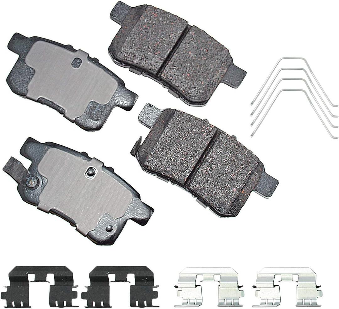 Akebono-ACT1336A Ultra-Premium Ceramic Rear Disc Brake Pads Akebono-ACT1336A Ultra-Premium Ceramic Rear Disc Brake Pads