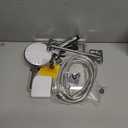 High Pressure Rain Shower Head Shower Heads with Handheld Spray Combo with Fixed Showerhead and 10 Sprays Handheld Shower Head, Detachable Shower head Built-in Magnetic Docking and Power Jets (2.5GPM, Chrome)