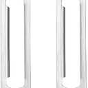2Pcs Door Security Strike Plates - Heavy Duty Stainless Steel Long Plate for Enhanced Home Security, Easy Installation Door Lock Reinforcement