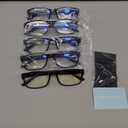 Gaoye Professional Reading Glasses for All Day - Computer Readers with Blue Light Protection - Value Pack, +2.0