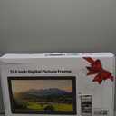 FANGOR 21.5" Large Digital Picture Frame 64GB, WiFi Photo Frame 1920x1080 FHD IPS Display with Remote Control, Auto-Rotate, Wall Mounted, Share Photos/Videos Via Uhale App/USB/SD (No Touch Screen)