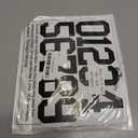 TaoBary 8 Sheets Mailbox Numbers Stickers Waterproof Vinyl Number Stickers Self Adhesive 0-9 Vinyl Decals for Car/Home/Residence(3 Inch,Black)