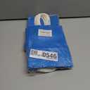 SUNCOLOR Blue Gift Bags with Tissue Paper, 24 Pack Small Kraft Paper Party Favor Bags, 7.9 x 5.12 x 3.15 Inches, Reinforced Handles for Baby Showers, Birthdays, Celebrations