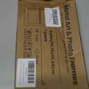 4x6 Enamel Picture Frame, Gold Metal Edge with Easel, Real Glass Photo Frame for Wall and Tabletop Display Family Office Photo Gallery, Pink Enamel/1pc