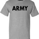 Army Men's T-Shirt | Military Training PT Exercise Workout Gear Veterans Service Family Support Motivation Small