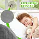 Adjustable Magnetic Window Screen Replacement - Customizable 48"x 44" DIY Fiberglass White Mesh with White Frame, Perfect Fit for House Windows, Durable Insect Screens for Fresh Air Ventilation