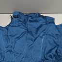 PRETTYGARDEN Women's Short Formal Satin Dress Summer Sleeveless Mock Neck Tie Waist Cocktail Party Dresses (XX-Large, Navy)