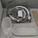 COMFEE' Portable Mini Dishwasher Countertop with 5L Built-in Water Tank for Apartments& RVs, No Hookup Needed, 6 Programs, 360° Dual Spray, 162℉ High-Temp& Air-Dry Function