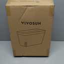 VIVOSUN Self-Watering Planters, 6-Pack 10.5 Inch Compact Rectangular Window Herb Planter Box with 10 PCS Plant Labels, Plant Container for Basil, Flowers, Succulents, Indoor & Outdoor