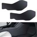 BASENOR 2026 2025 2024 Tesla Model 3 Highland Center Console Side Anti-Kick Mats, Waterproof & Dust Resistant Protector Cover Front Seat Side Leather Pad 2PCS (Standard/Premium/Performance)