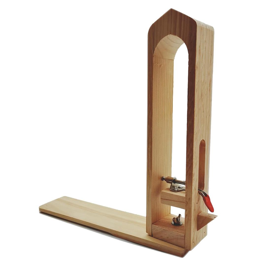 Leather Stitching Pony,Wood Table Desktop Pony Horse Clamp for DIY Leather