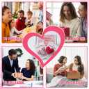 2Pcs Heart Pocket Hugs Token, Cute Crochet Heart, Valentines Day Gift for Her Wife, Him, Women, Couples Gifts for Valentine Day, Long Distance Relationship Gifts (Red Love)