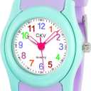 CKV Kids Watch for Boys Girls Watches Age 312, 1.18" Dial3 ATM Waterproof Child Wristwatch Time Teaching Easy to Read Kids Presents