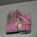 300 Pcs Holographic Mylar Bags, 3 Size Smell Proof Bags with Clear Window Foil Pouch Bags Resealable Bags for Small Business and Food Storage, Pink