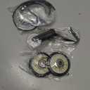 Dryer Repair Kit Replace for Whirlpool WED5000DW1 WED5000DW2 WED5010LW1 WED5010LW0 WED49STBW0 WED49STBW1 WED5000VQ0 WED5000VQ1 - Drum Rollers 14210017, Belt 341241, Idler Pulley 14210023