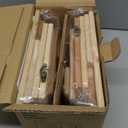 2 Pack Bird Houses for Outside Clearance with Copper Guard, Cedar Bird House Outdoor, Bluebird Finch Swallow Wren Chickadee Assembly Required,Lacquer Finished,Outdoor 5 Years Usage