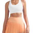 RUNNING GIRL Sports Bras for Women,Padded Strappy Sports Bras Criss-Cross Back Medium Support Sports Bras with Removable Cups M