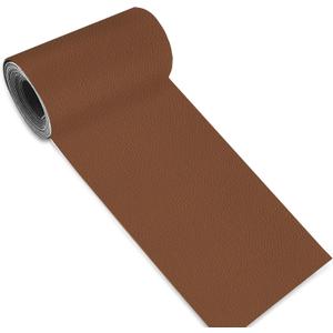 Leather Repair Patch Tape,3.9 x 63 Inches Self Adhesive Leather Patches for Furniture,Vinyl Repair Kit for Car Seat,Couches,Sofas,Office Chairs,Light Brown