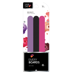 Dip And Dab Emery Boards 7 Inch Pack of 12