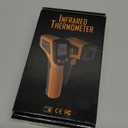 KNINE OUTDOORS Infrared Thermometer Laser Temperature Gun, -58 to 1112, Single Laser Targeting, Distance to Spot Ratio 12:1, for Cooking, Oven and Meat (Orange)