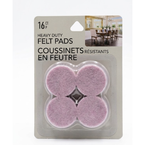 Jacent 16ct Heavy Duty Felt Pads Coussinets Resistants 