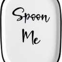 Ceramic Spoon Rest for Stove Top, Large Spoon Holder for Kitchen Counter, White Coffee Spoon Rest, Heat-Resistant Cooking Utensil Rest, Modern Farmhouse Kitchen Decor