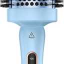 Farery 2.4" Thermal Brush, Large Barrel Heated Round Brush with Triple PTC & 5 Heat Settings (280-420F), Lightweight Dual Voltage for Voluminous Big Curls, Waves & Straightening Long Hair