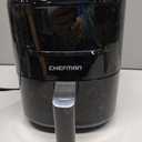 CHEFMAN 2 Qt Mini Air Fryer  Digital Space-Saving Compact Air Fryer with Nonstick and Dishwasher Safe Basket, Quick & Easy Meals in Minutes, Features Digital Timer and Shake Reminder  Black