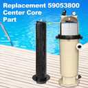 59053800 Center Core Replacement for EC-160353,EC-160355 150/175/200 sq.ft Clean and Clear Pool Filter