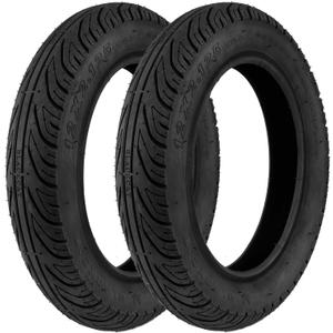 2 Pack E-Bike Tire Kids Bike Tire 12x2.125 with 2 Tubes Strong Grip Compatible Replacement Bicycle Tire for Electrc Bicycle