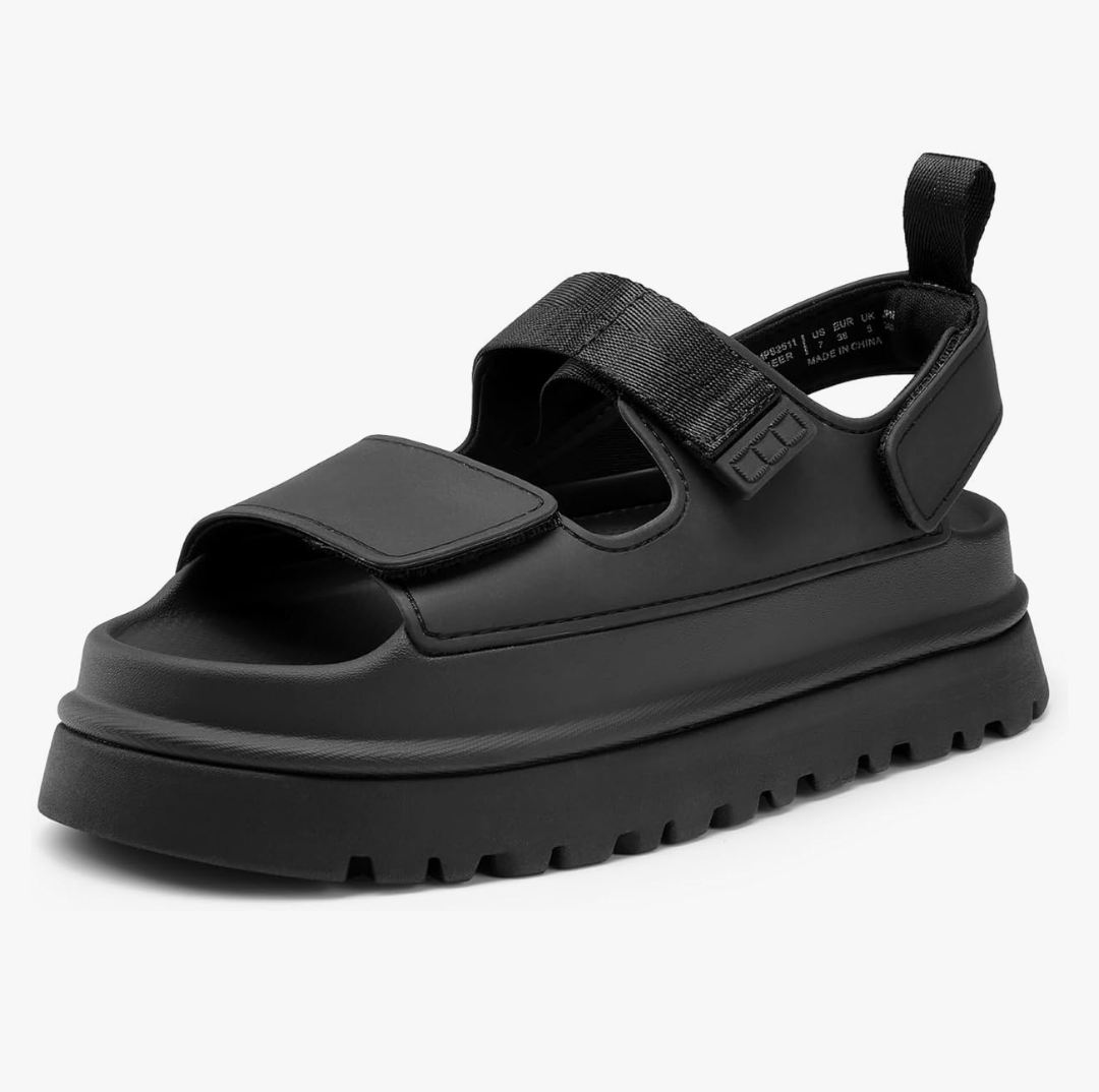 DREAM PAIRS Platform Wedges Sandals for Women Chunky Open Toe Dress Walking Comfortable Flat Sandals for Summer 7