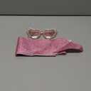 Birthday Girl Sash & Glasses Set - 'Birthday Princess' Pink Heart Shaped Sash & Glasses for Girls
