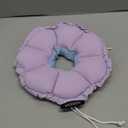 H HIDREAM Soft Cat Cone Collar， Cute Adjustable Cat Recovery Collar，Elizabethan e Collar That can Protect Head and Foot Wounds，Purple Flower All-Season Style