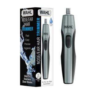 Wahl Clipper Battery Operated, Precision Ear and Nose Hair Trimmer for Men, Hygienic Nose Trimmer with Rinseable Blade for Easy Cleaning, Perfect for Travel  Model 3026462 (Pack of 1)