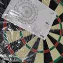 Amazon Basics Dartboard for Adults, Regulation Size, with Steel Tip Darts