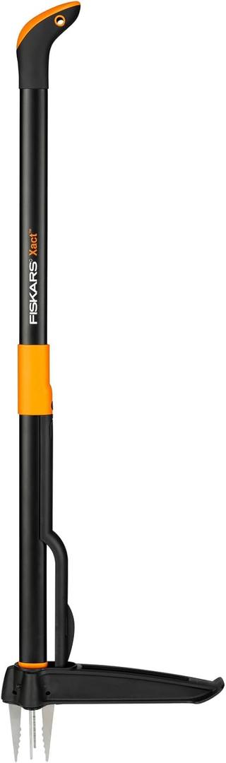 Fiskars Xact Weed Puller, Black/Orange