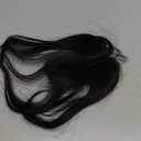 S-noilite Bangs Hair Clip,360 3D Cover Real Clip in Bangs Human Hair Toppers for Women With Side Bang Daily Wear (Natural Black)