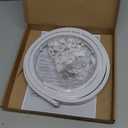 UrbanRed Flexible Bendable Ceiling Curtain Track, 9.8 ft (3 m), Mount for Rail with Curtain Tracks System, Room Divider, Curtains Rod, RV Ceiling Track for Curtains, White