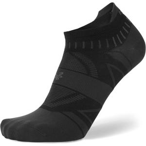 Balega unisex Hidden Dry Moisture Wicking Performance No Show Athletic Running Socks (1 Pair) (Medium, Black)