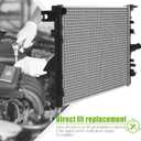 SCITOO Radiator Compatible with 2007 2008 2009 2010 2011 for Jeep Wrangler 3.8L 2018 for Jeep for Wrangler JK 3.6L CU2957
