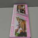 8V Cordless Electric Knife Set, Rechargeable Electric Carving Knife with Reciprocating Stainless Steel Blades for Meat & Bread, Fork Included, Equipped with interchangeable 2000mAh Large Capacity Battery, Ergonomic Handle and Safety Lock for Turkey, Meat, Poultry, Bread, Cheese ( Pink & Grey )