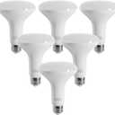 LED Flood Light Bulbs, Dimmable 750LM BR30 LED Bulb, 5000K Daylight 8W(65W Equivalent), CRI80, 15000 Hours, E26 Base Recessed Light Bulbs, 6 Pack