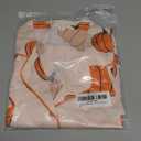 MBZJSDKHLK Women's Halloween Silk Satin Ghost Pumpkin Print Long Sleeve Button Down Shirt , L