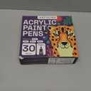 ARTISTRO 30 Acrylic Paint Markers Medium Tip- Easy for All Ages & Levels Acrylic Paint Pens for Fabric, Rocks, Paper, Wood, Canvas, Glass, DIY