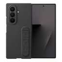 Samsung Galaxy Z Fold7 Silicone Phone Case, Protective Cover with Stand, Secure Grip, Soft, Comfortable Design, US Version, Black