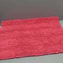 Smiry Bathroom Rugs Mat 30x20, Extra Soft Absorbent Chenille Bath Rugs, Non Slip Rubber Backing Machine Washable Quick Dry Bath Mats for Bathroom Floor, Tub, Shower, Home Decor Accessories, Hot Pink