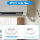 Mini Split Cover Wall Sleeve for Air Conditioner Line Set Covers with air Conditioning Filter Cotton for Outside Units AC Sleeve Through The Wall Pipe Accessories (8.66 inches Length)