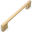 Amerdeco 30 Pack Champagne Bronze Cabinet Pulls 3.25 Inch(128MM) Hole Centers Kitchen Cabinet Handles Cabinet Hardware Kitchen Handles for Cabinets Cupboard Handles Drawer Pulls ZH0060