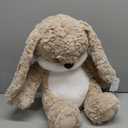 ZEIO Grumpy Bunny Stuffed Animal, 19.6" Plush Rabbit Stuffed Animals with Floppy Ears, Cuddly Soft Plush Toys Huggable, Perfect for a Gift