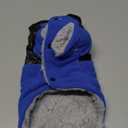 Small Dog Clothes,Chihuahua Sweater,Soft Dog Fleece Vest,Warm Puppy Outfit Snow Jacket for Winter Cold Weather,Button Closure-Blue-M